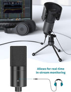 FIFINE USB Desktop PC Microphone - Image 5
