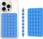 2PACK Silicone Double Sided Suction Phone Case Mount, Detachable Hands Free & - Image 2