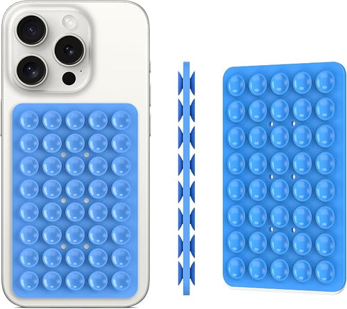 2PACK Silicone Double Sided Suction Phone Case Mount, Detachable Hands Free & - Image 2
