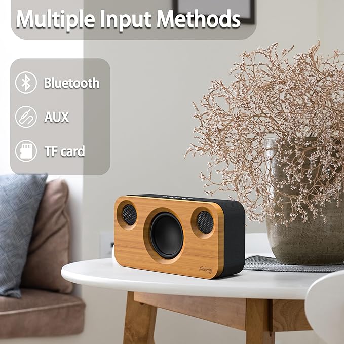Bluetooth Speaker with Deep Bass, 40W Wireless Portable Speaker with AUX - Image 3
