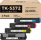 TK-5372 TK5372 Toner Cartridges 4-Pack High Yield Replacement by KingKJInkToner