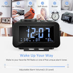 uscce Digital Dual Alarm Clock Radio - Image 6