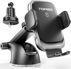 TOPGO Dashboard Wireless Car Charger, Universal Cell Phone Holder, Wireless by TOPGO