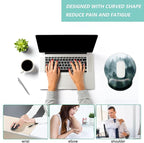 Mouse Pad with Wrist Support, Ergonomic Mouse Pad with Memory Foam Wrist Rest - Image 5