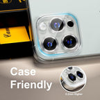 beuxece for 6 Pack iPhone 15 Pro/iPhone 15 Pro Max Camera Lens Protector 9H - Image 5