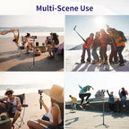 Selfie Stick Tripod for Gopro Camera, Portable Lightweight Camera Tripod for - Image 4