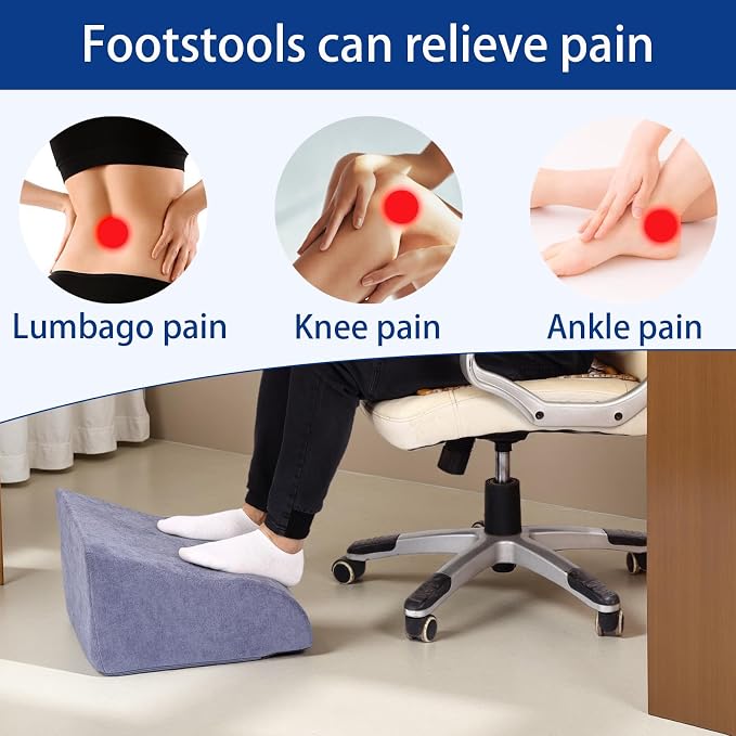 Foot Rest for Under Desk at Work Ergonomic Under Desk Footrest，Support Foot - Image 4