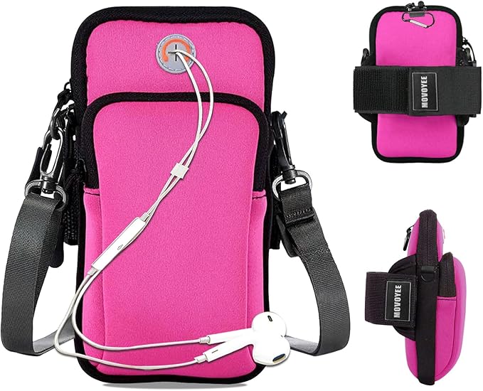 Phone Holder for Running Armband Cell Phone Holder, Small Purses for Women by MOVOYEE