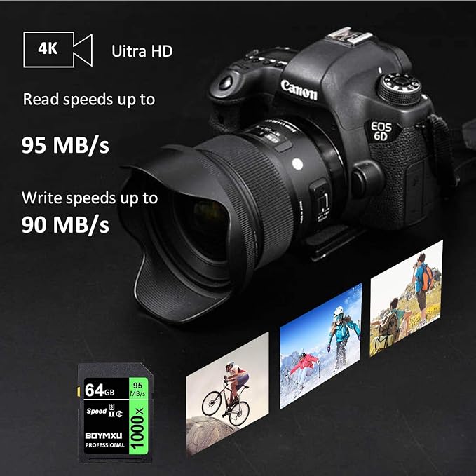 Professional 1000x UHS-I U3 64GB Memory Card - Image 3