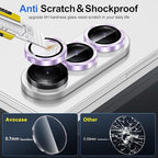 for Samsung Galaxy Z Fold 7 Camera Lens Protector, Individual Metal Ring - Image 3