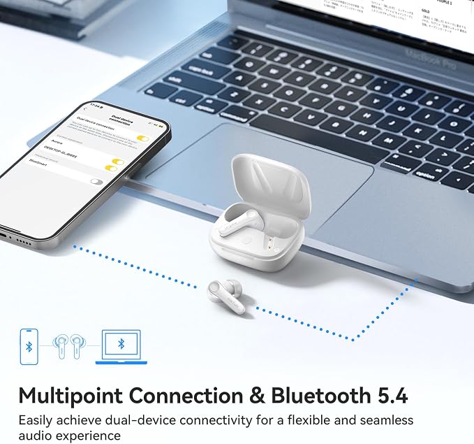 EarFun Air Pro 4 Adaptive Hybrid Noise Canceling Wireless Earbuds, Qualcomm - Image 8