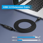 USB Extension Cable 6FT, 2 Pack USB Extender High Speed USB3.0 Extension Cord - Image 3