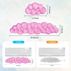 Gel Cloud Keyboard and Mouse Wrist Rest, Cute Wrist Support and Arm Support - Image 5