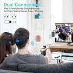 2025 Upgraded Pro Bluetooth 5.4 Transmitter Receiver, 2-in-1 Airplane Wireless - Image 5