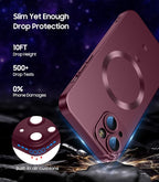 Magnetic for iPhone 13 Case Slim Soft Silicone Bumper Shockproof Metallic - Image 5