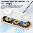 3 in 1 Wireless Charger for iPhone, Foldable Charging Station for Magsafe for - Image 7