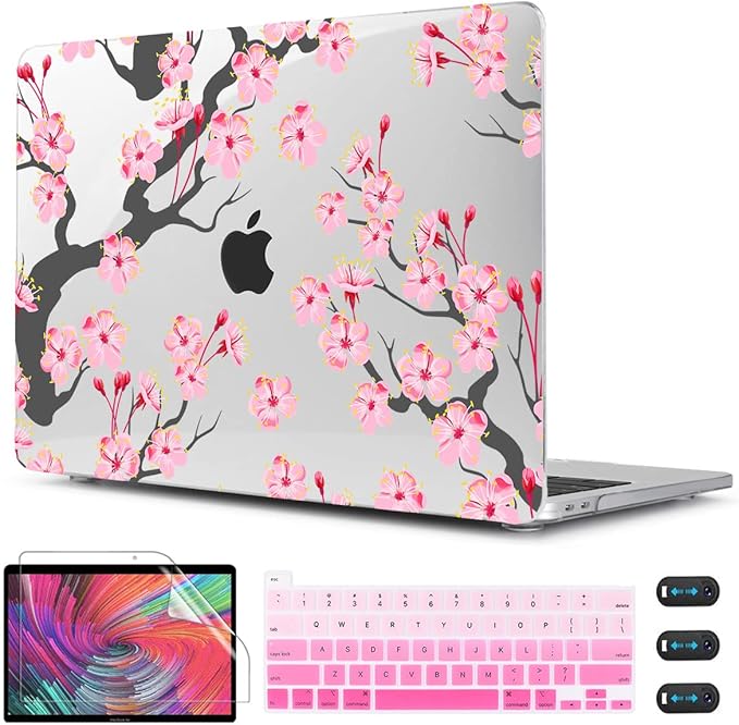 CISSOOK Hard Shell Case for MacBook Pro 13 inch A2338 A2289 A2251 2025-2020 by CISSOOK