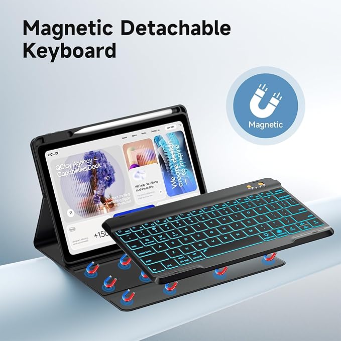 Keyboard Case for iPad 9th/8th/7th Generation 10.2 inch 2021/2020/2019 & ipad - Image 6