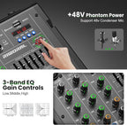 4 Channel Audio Interface DJ Mixer - Image 5