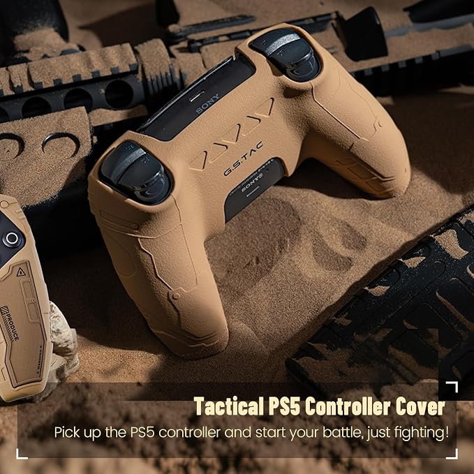 GeekShare G.S.TAC Tactical PS5 Controller Skin Set: Non-Slip Silicone Cover - Image 7