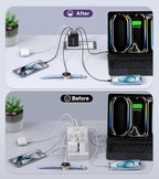 USB C Wall Charger, 50W Type C Charger Block 5-Port Fast Charging Blocks - Image 7