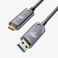 Fiber Optic USB A to USB C Cable, High Speed 10Gbps USB 3.2 Gen2 Active Optical by FiberOpticUSBCExperts