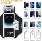Running Armband with Earphone Bag Cell Phone Armband - Image 3