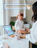 Tablet Stand 360° Rotating Aluminum Holder, Adjustable, Portable and Foldable - Image 6