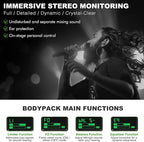 Phenyx Pro PTM-10 Stereo Wireless in Ear Monitor System Bodypack Receiver - Image 4