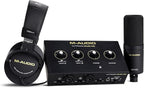 M-AUDIO M-Track Duo HD Audio Interface, M100 Condenser Microphone and HDH41 by M-AUDIO