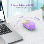 TECKNET Wireless Mouse, 2.4G Quiet Computer Mouse - Image 5