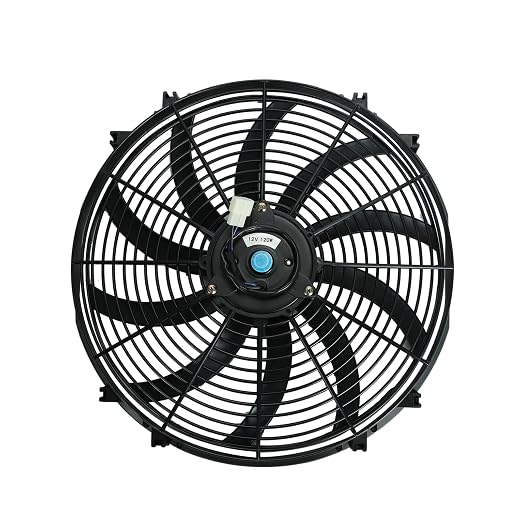 2PCS 16 Inch Universal Slim Fan Push Pull Electric Radiator Cooling 12V 120W - Image 5