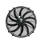 2PCS 16 Inch Universal Slim Fan Push Pull Electric Radiator Cooling 12V 120W - Image 5