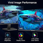 SANSUI 27 Inch Computer Monitor 120Hz, FHD 1080P Monitor, HDMI DP Ports FreeSync - Image 4