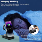 Wireless Charger for iPhone, Foldable 3 in 1 Fast Charging Station/Stand/Multi - Image 9