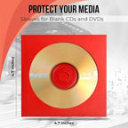 Flexzion DVD CD Sleeves 100 Pack - Image 7