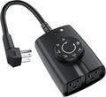 G-ELEK Outdoor Timer Outlet Waterproof, 24 Hour Outdoor Light Timer, Timers by G-ELEKDirect