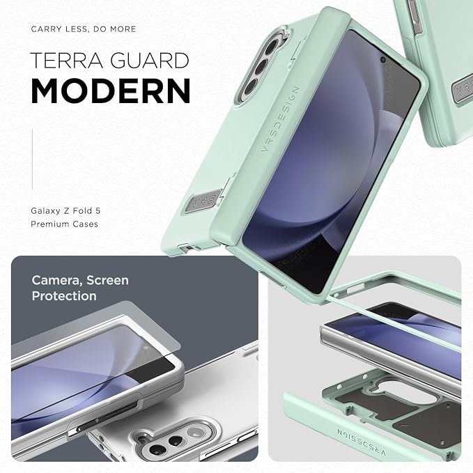 VRS DESIGN Phone Case for Galaxy Z Fold 5 5G, Premium Modern Neat Style Case - Image 3