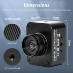 MOKOSE USB Camera 4K, USB3.0 Manual Focus Webcam - Image 3