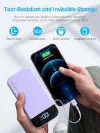 Portable Charger 32000mAh, 22.5W QC 3.0 PD 20W Smart LED Display Fast Charging - Image 2