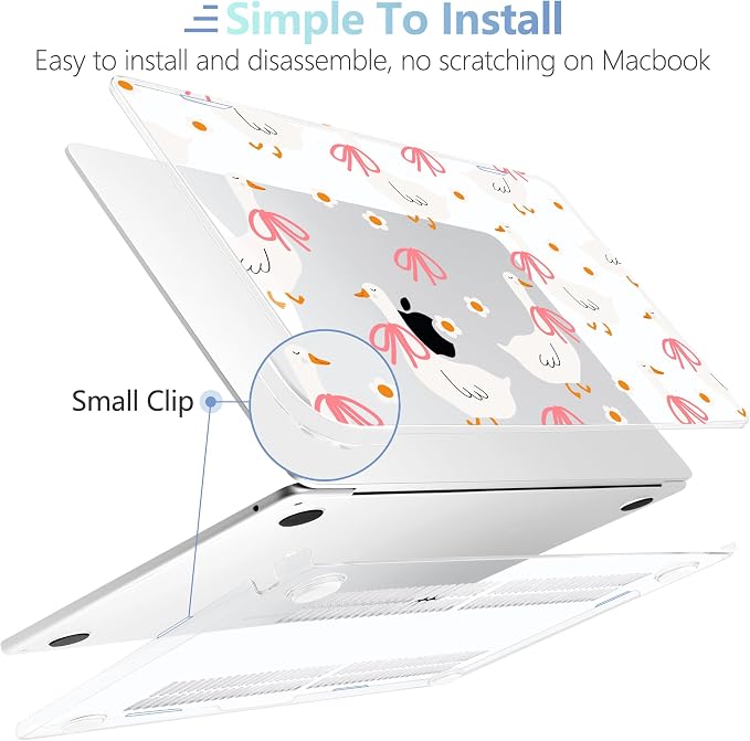 MEEgoodo Case for M4/M3/M2 MacBook Air 13.6 inch Case 2025 2024 2022, Fit Model - Image 5