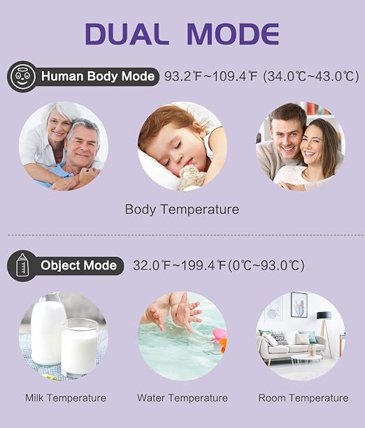 WWDOLL Thermometer for Adults Forehead Infrared Thermometer No Contact - Image 6