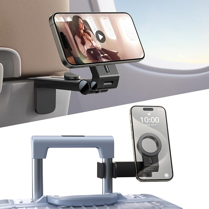 JOYROOM 2 Pack Airplane Phone Holder, Hands-Free Airplane Phone Mount, Airplane - Image 7