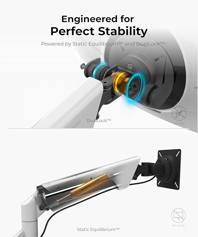 Heavy Duty Monitor Arm Desk Mount - Image 6
