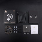 MS2 PRO in-Ear Monitor, 10.2mm Dual-Magnetic Drivers 1DD+1BA Hybird IEMs Wired - Image 9
