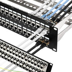 Rapink 48 Port Cat6A Patch Panel by Rapink