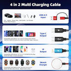 Travel Essentials 4in2 Multi Charging Cable - Image 2