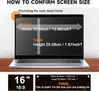 Mamol Laptop Privacy Screen 16 Inch, Compatible - Image 5