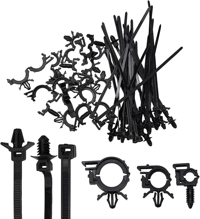 45 Pieces Car Cable Management Kit by Unknown
