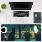 Mouse Pad Large Cat Sitting on The Windowsill Non-Slip Game Desk Mat - Image 2
